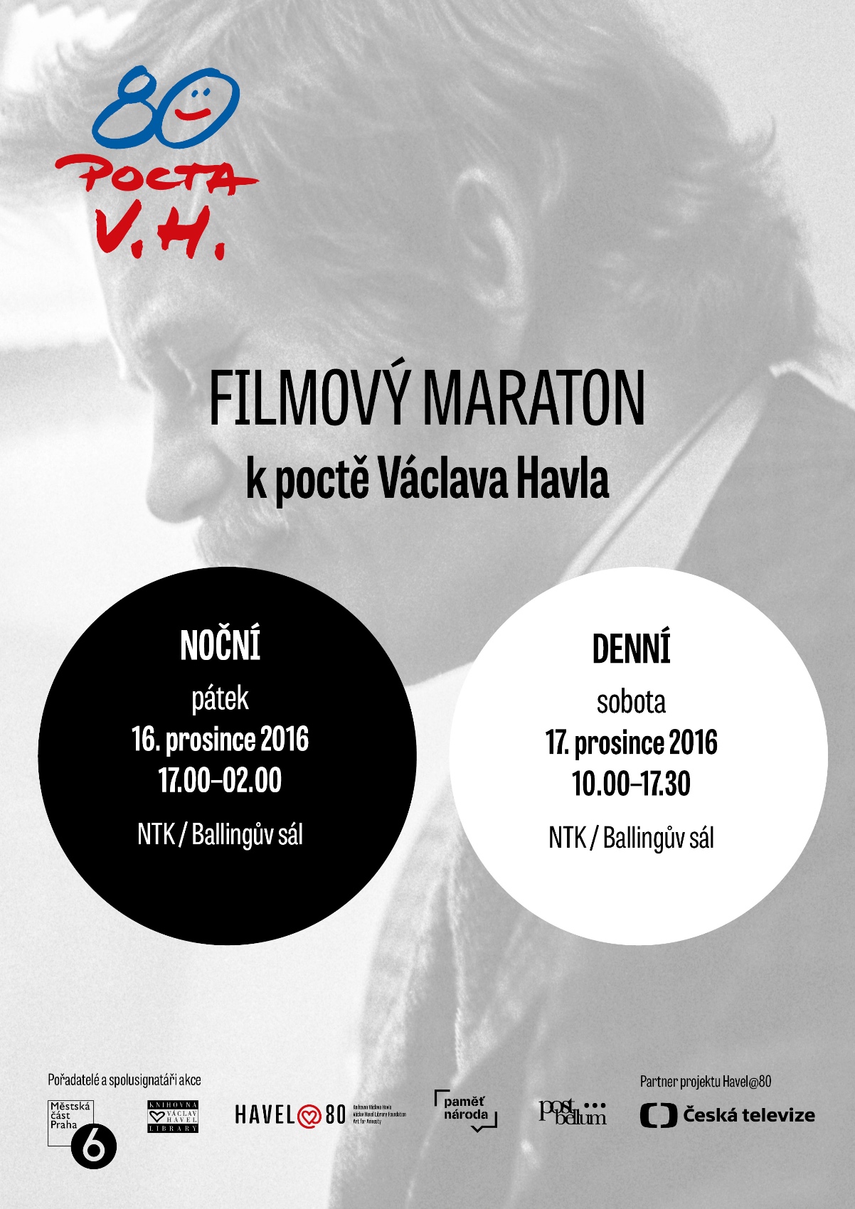 Filmový maraton k poctě Václava Havla